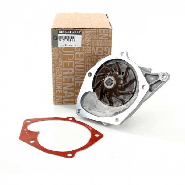 Bomba de agua ORIGINAL RENAULT Clio, Fluence, Kangoo, Megane, Scenic, Twingo 7701478031