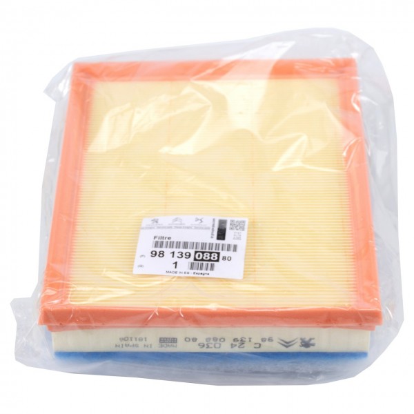 Filtro de Aire para ''motor 1.5 BlueHDi'' ORIGINAL CITROEN PEUGEOT, 9813908880