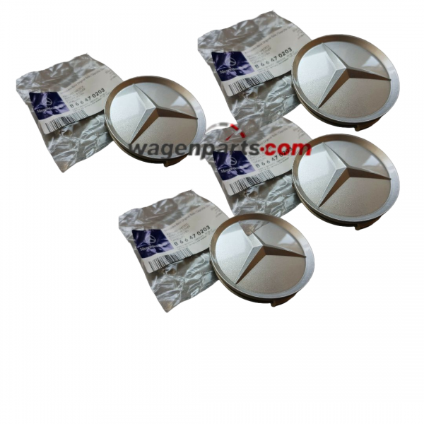 Centro (4 udes) Tapacubos Plateado ORIGINAL MERCEDES BENZ / AMG, B66470203