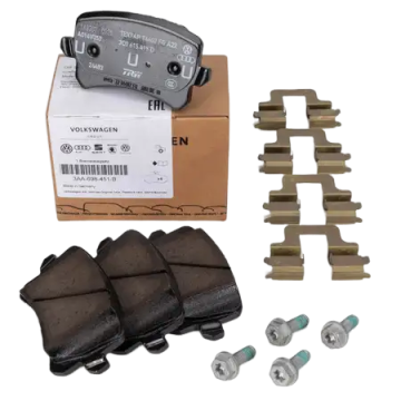 Juego 4 Pastillas de Freno para disco trasero ORIGINAL VW Passat B6 Passat CC Tiguan 3AA698451B