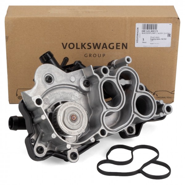 Bomba de agua, refrigeración del motor motores 1.2 1.4 TFSI ORIGINAL VW SEAT AUDI SKODA, 04E121600D