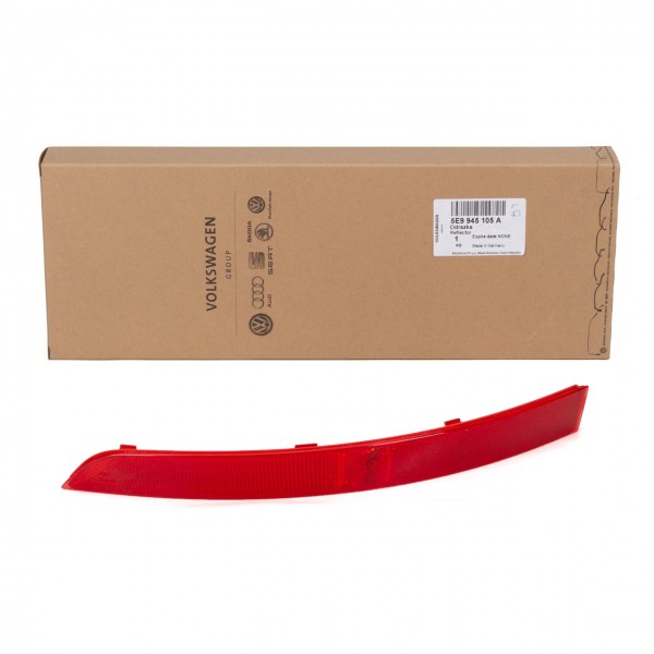 Reflector parachoques trasero Izquierdo ORIGINAL SKODA Octavia III (5E) 5E9945105A