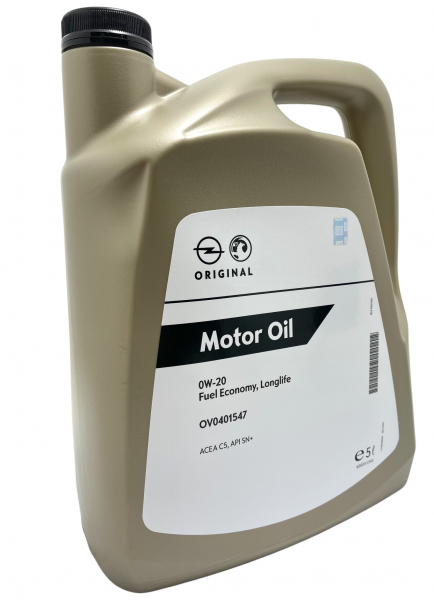 Aceite motor OPEL '0W-20 FE LL' 5L ORIGINAL OV0401547 95528694