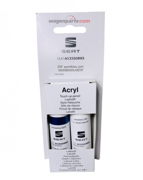 Set de Pintura de Retoque 'Velocidad azul / Sprint azul' ORIGINAL SEAT, 000098500LMZ5F