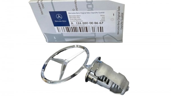 Emblema parrilla delantera ORIGINAL MERCEDES-BENZ W201, W124, A124880008667