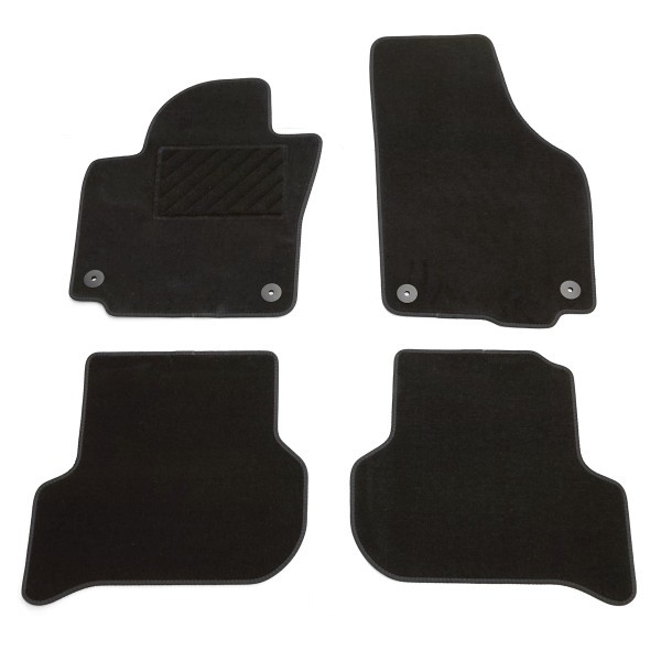 Juego (4 udes) Alfombrillas Textil 'Plus' ORIGINAL VW Golf 5 PLUS / Golf 6 PLUS, 5M1061404WGK