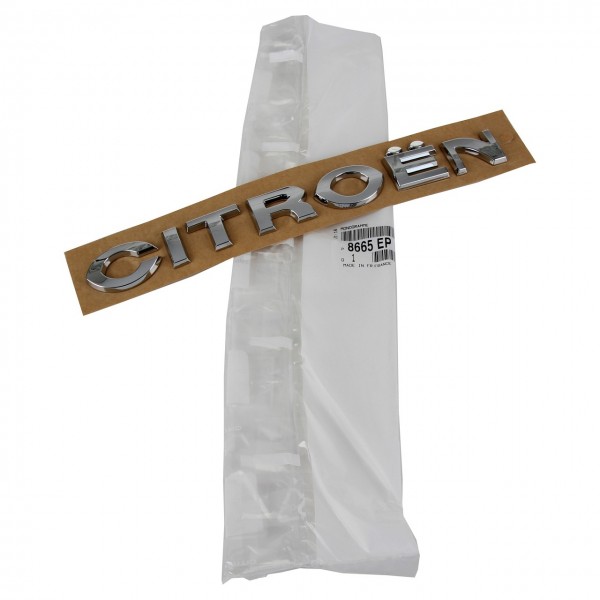 Emblema letras 'Citröen' ORIGINAL CITRÖEN C4 I, 8665EP