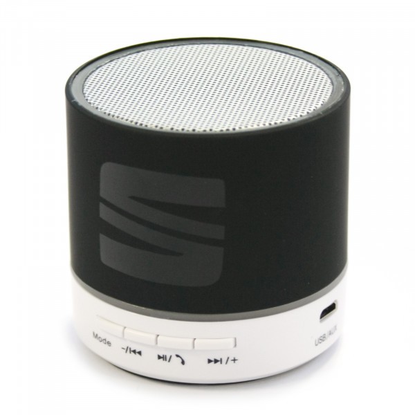 Mini Altavoz Bluetooth color negro / blanco ORIGINAL SEAT, 6H1087621KAA