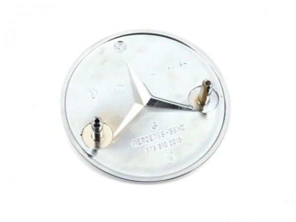 Emblema de capó plano con corona negra ORIGINAL MERCEDES-BENZ, A6738100018