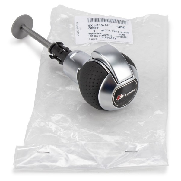 Empuñadura de palanca de cambios de cuero ORIGINAL AUDI A3,S3,8X1713141QBZ