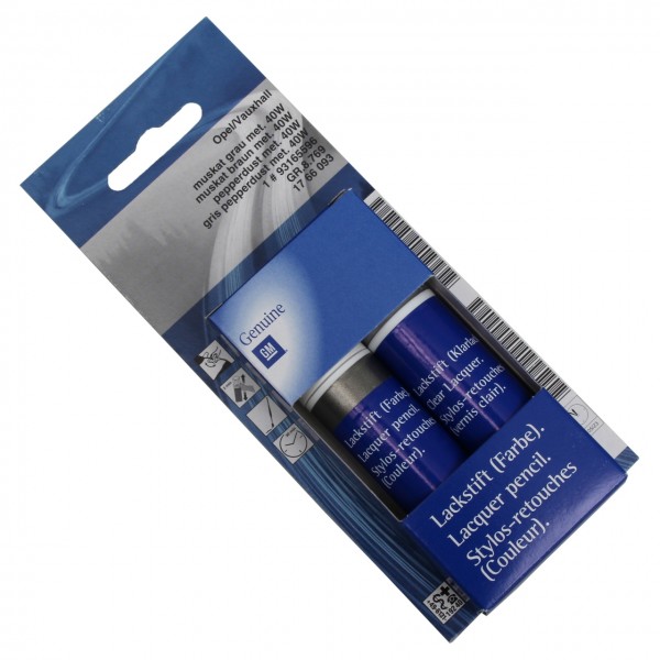 Set Pintura de Retoque Polvo de pimienta (código de Pintura 40W) ORIGINAL OPEL 93165596