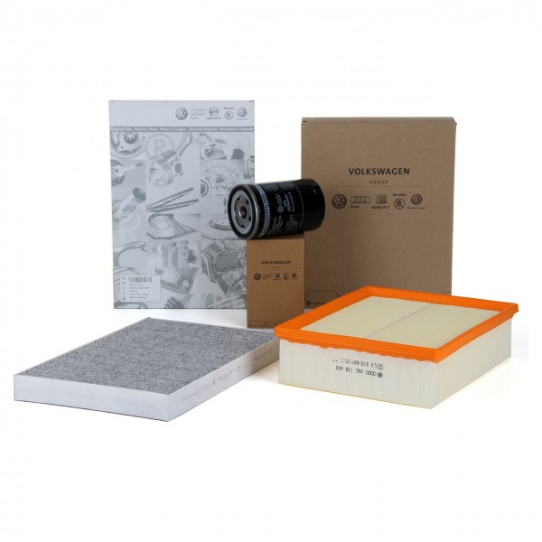 Pack 3 Filtros ORIGINAL SEAT Exeo (3R), AUDI A4 (8E B7) (1.6 2.0/FSI 102-150 PS)