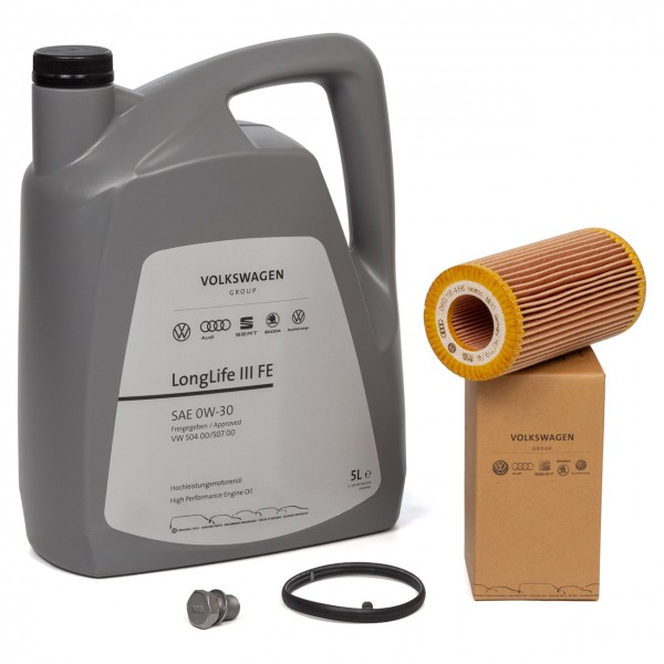 Aceite LongLife III FE 5L ''0W30''+ Filtro de aceite 06D115562 ORIGINAL Grupo Volkswagen