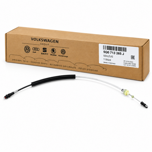 Pieza regulacion accionamiento conexion marchas ORIGINAL SEAT VW SKODA, 5QE713225