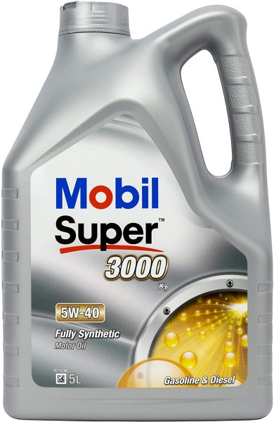MOBIL SUPER 3000 X1 5W-40, 5 litros 151166