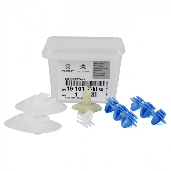 Kit de montaje (clips umbral barra entrada) ORIGINAL CITROËN DS3,1610186180