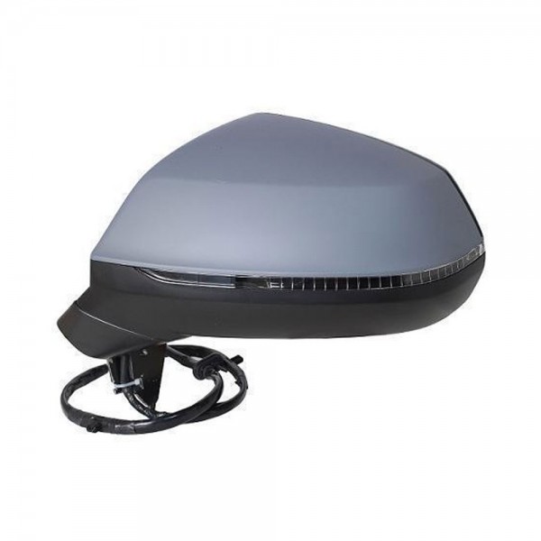 Retrovisor exterior negro satinado lado izquierdo ORIGINAL AUDI Q5 (8RB), 80B857409C9B9