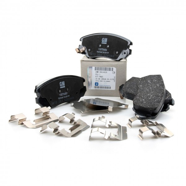 Juego 4 pastillas Freno delanteras ORIGINAL OPEL Insignia A, 9551452