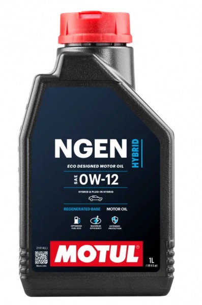 MOTUL NGEN HYBRID 0W-12 111880, 1 Litro