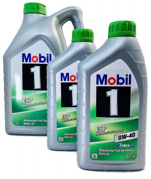 Pack 7 Litros MOBIL ESP X3 0W-40 GM dexos2, 154151 154147