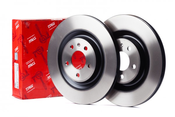 Juego (2 udes) discos de frenos TRW Apto para OPEL Mokka X (J13) 1.4 (76),1.6 CDTI (76)