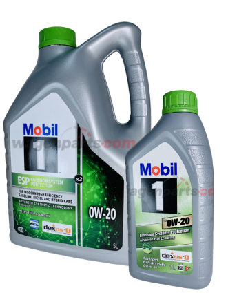 Pack 6 Litros MOBIL ESP Advanced Fuel Economy 0W-20, 153439 153685
