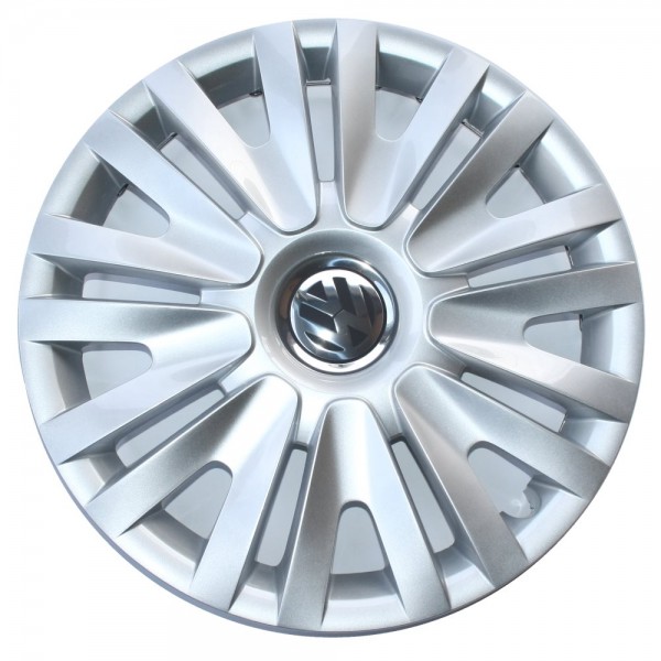 Tapa (1 ud) centro Tapacubos cromo brillante-negro ORIGINAL VW Golf 15 pulgadas, 5K0601147FVZN