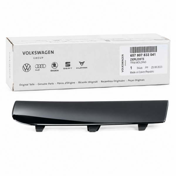 Suplemento adorno negro-brillante ORIGINAL SKODA Scala, 657807833041