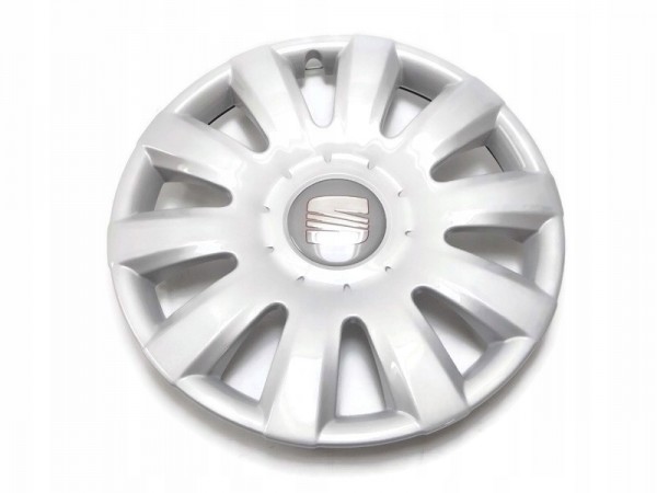 Tapacubo (1 ud) para rueda 'color plateado' ORIGINAL SEAT, 1M0601147K6L9