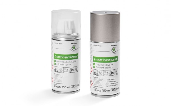 Laca + Spray Pintura 'Sahara metálico (beige)' ORIGINAL SKODA HFB381072