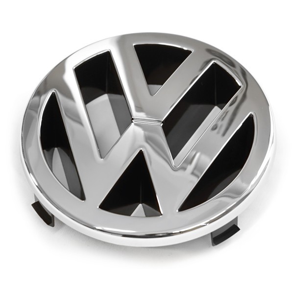 Emblema 'VW' cromado brillante Parrilla delantera ORIGINAL VW Bora (1J), Polo IV (9N) 1J5853601ULM