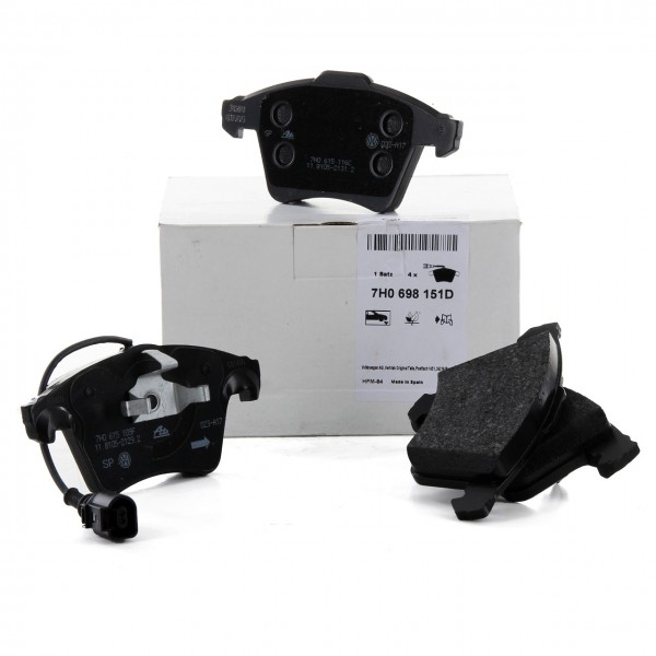 Juego 4 pastillas Freno ECO delanteras ORIGINAL VW, JZW698151Q