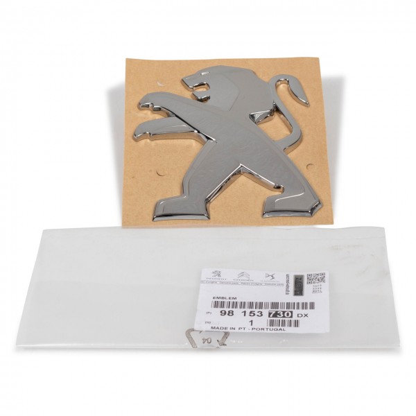 Emblema logotipo 'Peugeot' portón trasero ORIGINAL PEUGEOT 2008 I (CU),308 II (T9),98153730DX