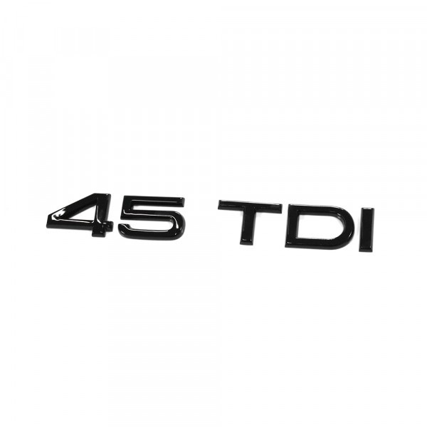 Emblema logotipo '45 TDI' del portón traseroTuning Black Edition ORIGINAL AUDI,8W0853744CT94
