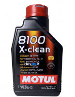Motul 8100 X-CLEAN C3 5W40