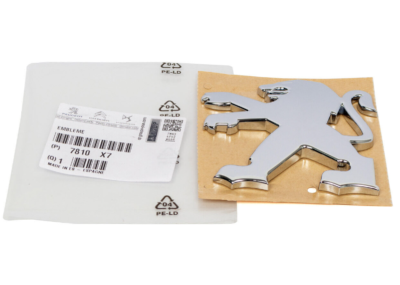 Emblema logotipo 'PEUGEOT' portón trasero ORIGINAL PEUGEOT 3008 I (0U),7810X7