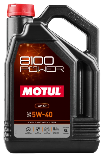 MOTUL 8100 POWER 5W-40 111809, 5 Litros