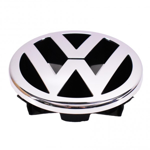 Emblema cromado brillante/antracita parrilla delantera ORIGINAL VW Touran,5M0853601FDY