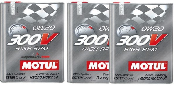 Pack 6L Motul 300V HIGH RPM 0W20 104239