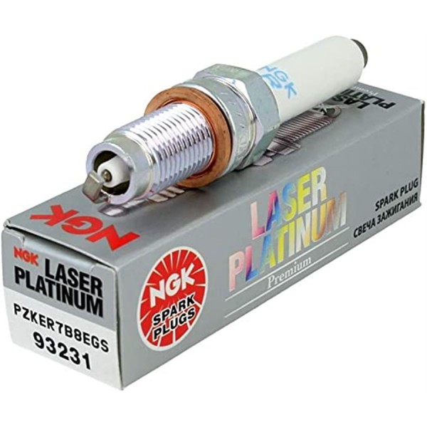 Bujía encendido NGK 93231 PZKER7B8EGS apto para SEAT, AUDI, SKODA, VW