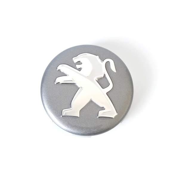 Tapón (1 ud) Embellecedor centro de llanta aluminio PEUGEOT Gris, 542190