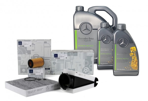 Pack 3 Filtros ORIGINAL MERCEDES BENZ W205 & Aceite ORIGINAL 5W30 MB 229.52 7L