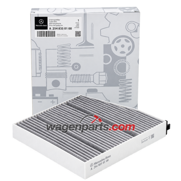 ORIGINAL Mercedes-Benz Filtro Habitaculo Carbon Activo W205,W206,W213,S213,X253,W166, A2548350100