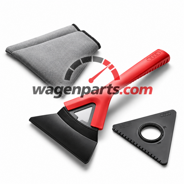 Raspador de hielo con accesorio para limpiaparabrisas,negro/rojo ORIGINAL AUDI, 80A096010E