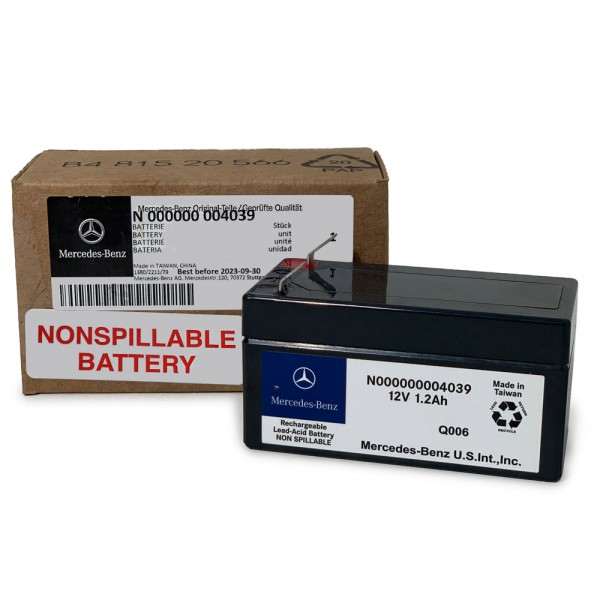 Batería Auxiliar ORIGINAL MERCEDES BENZ ordenador - N000000004039, N000000009504