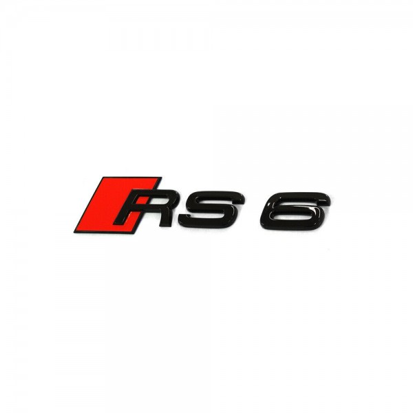 Emblema logotipo 'RS6' portón trasero ORIGINAL AUDI RS6 Sportback, 4K0853740T94