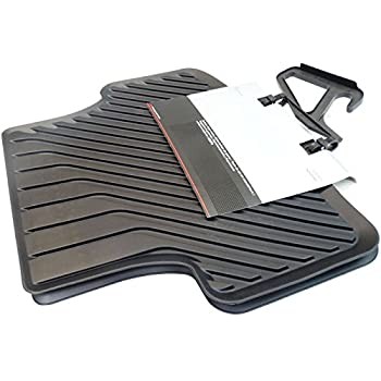 Juego 2 Alfombrillas traseras de Goma color negro ORIGINAL AUDI A3, 8V0061512041