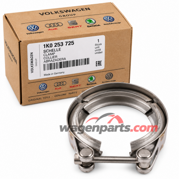Abrazadera colector tubo de escape Original SKODA VW AUDI SEAT, 1K0253725
