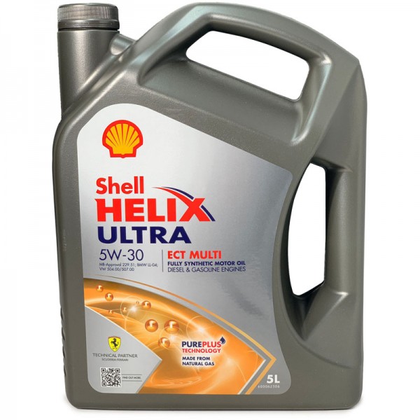 Aceite SHELL Helix Ultra ECT MULTI 5W30, 5 litros