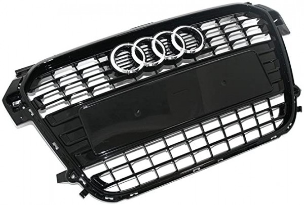 Calandra Negro-brillante ORIGINAL AUDI A1/S1 (8X), 8X0853651ALZ